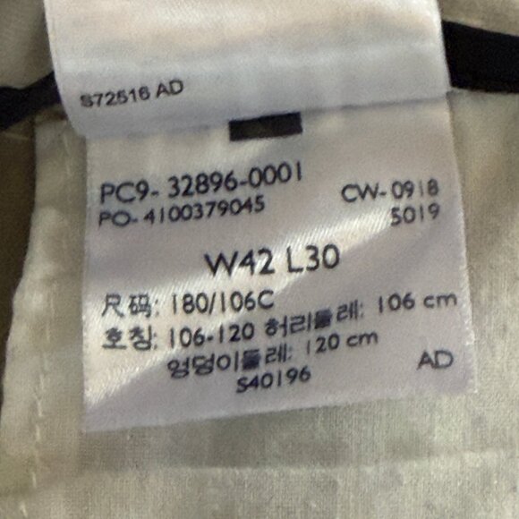 Dockers Classic Fit Khaki Tan Mens Straight Fit Flat Front Casual Straight Pants - Picture 10 of 10